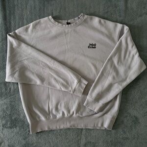 Inhale Exhale H&M Light Gray Crewneck Sweater